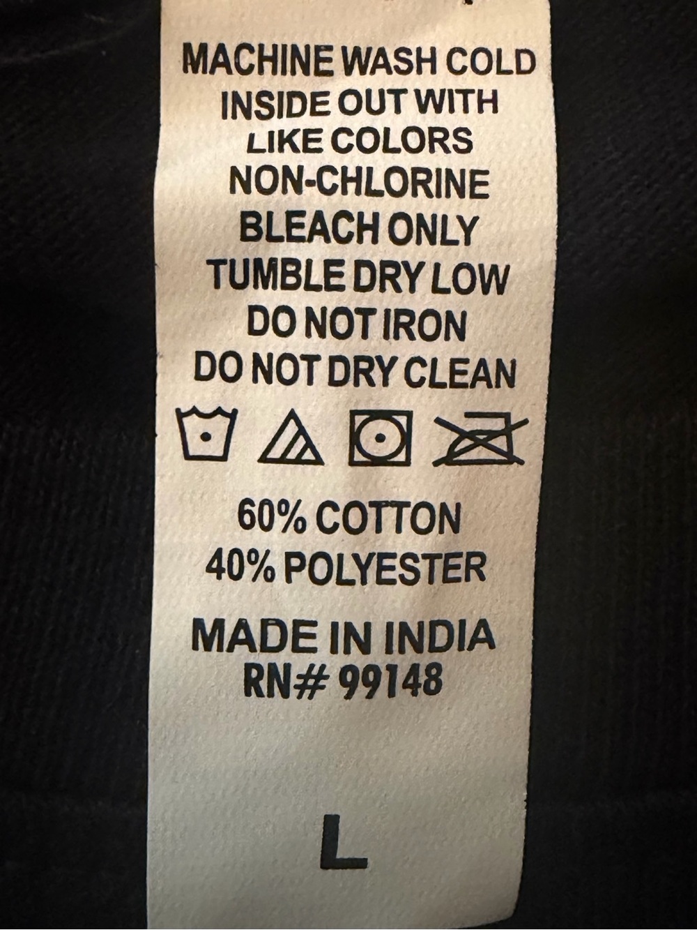 NOT FRIENDLY Graphic Black Short-Sleeve Tee by Brisco - Picture 5 of 6